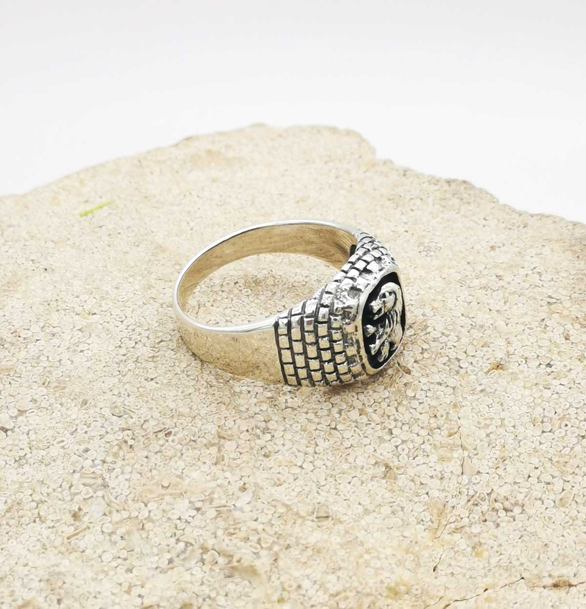 Cette bague sera parfaite pour l'homme de votre vie ou encore pour ceux qui souhaitent être béni par la force inébranlable du Lion pour le bien contre le mal. 