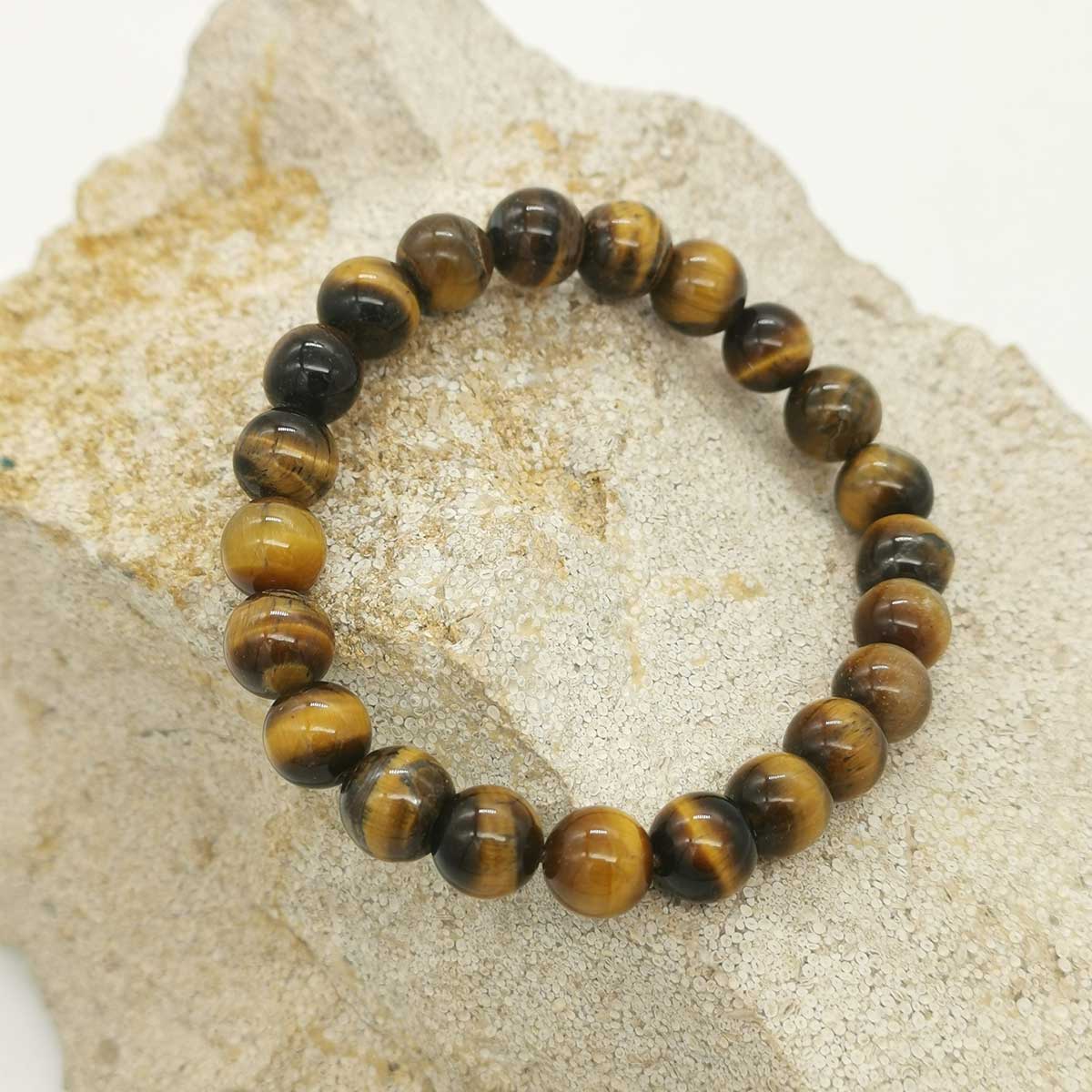 Bracelet en Pierres Naturelles Œil de Tigre